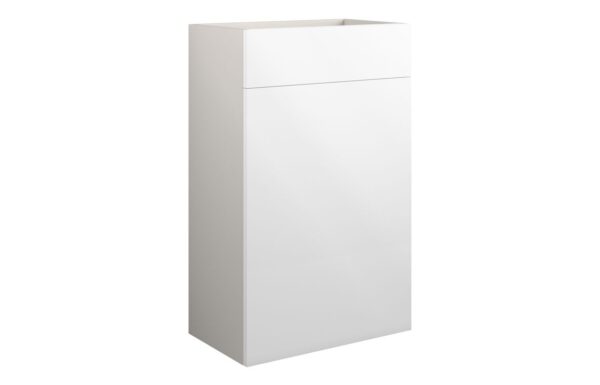 Nevada 500mm Standard WC Unit - White Gloss (Grey Cab)