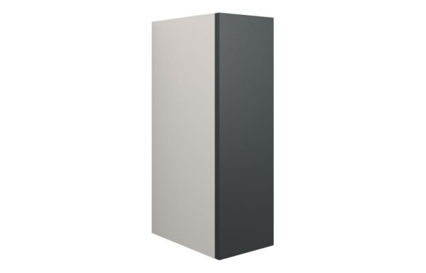 Nevada 200mm Standard Toilet Roll Unit - Matt Graphite Grey (Grey Cab)