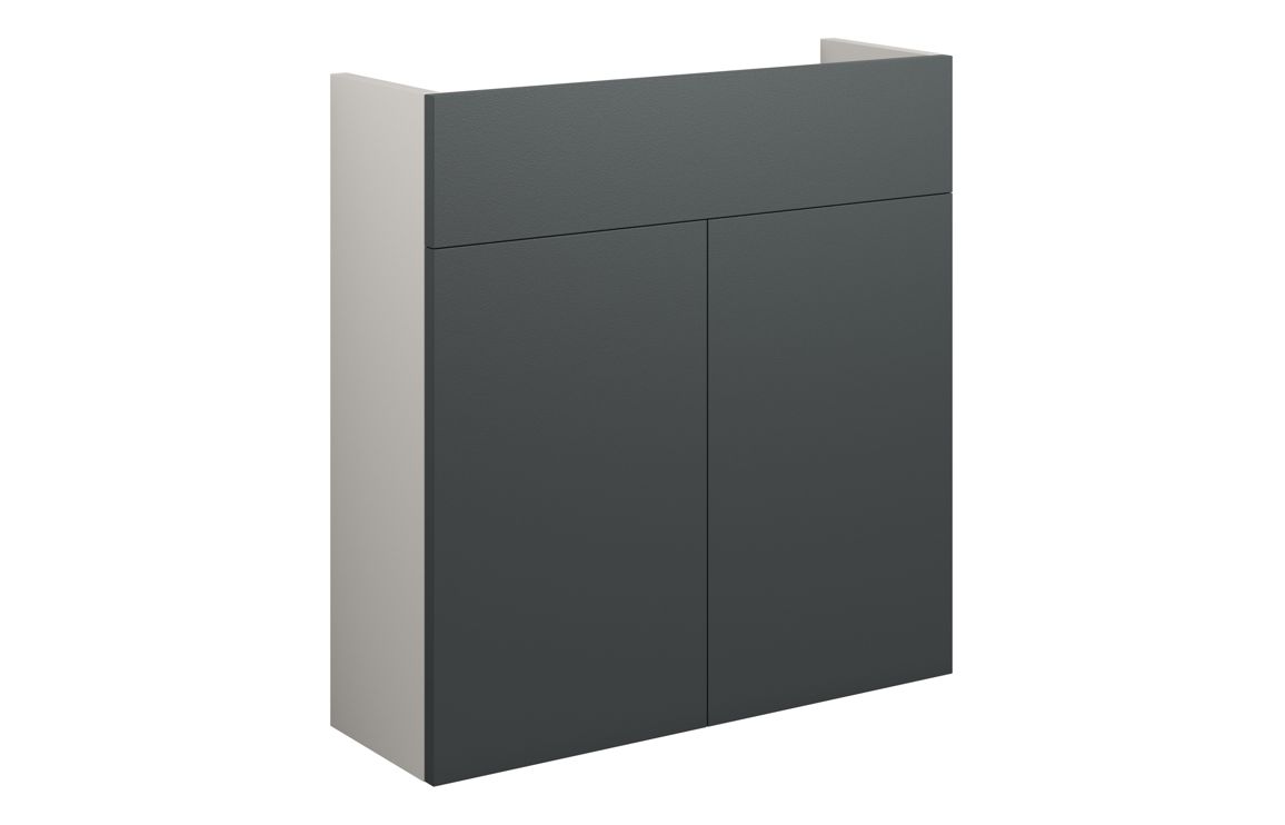 Nevada 600mm Slim Basin Unit - Matt Graphite Grey (Grey Cab)