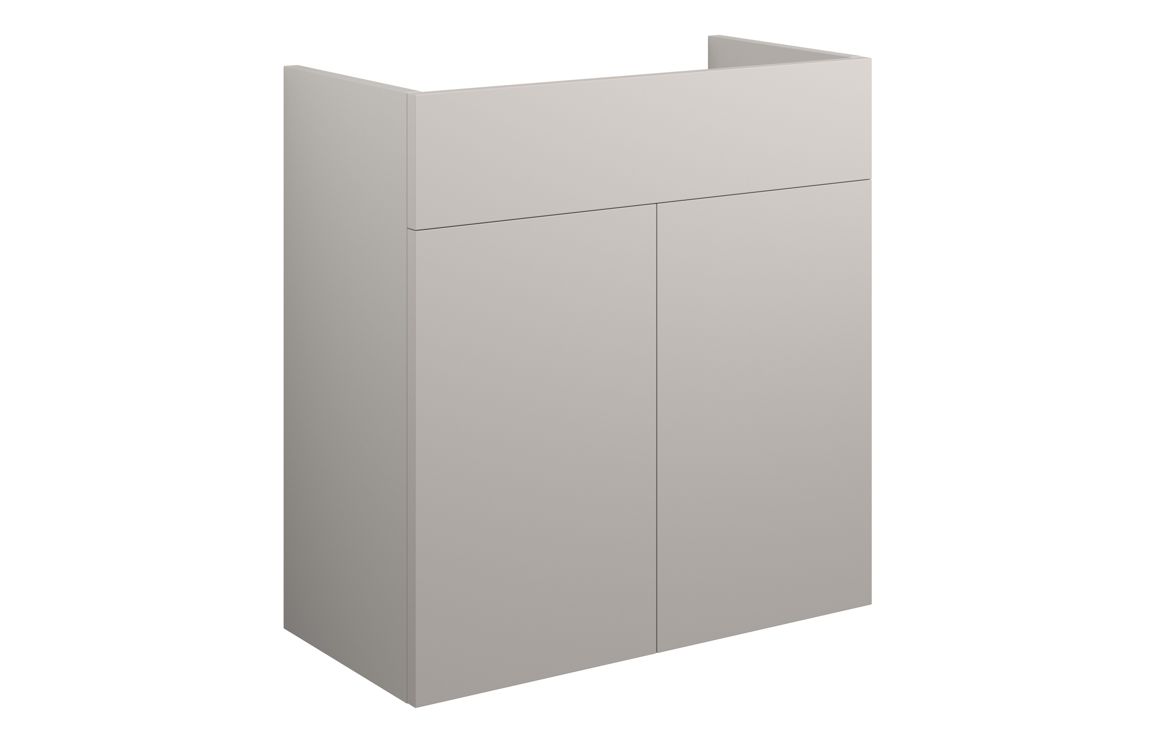 Nevada 600mm Standard Basin Unit - Matt Dove Grey (Grey Cab)