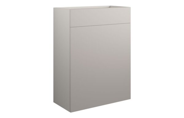 Nevada 600mm Standard WC Unit - Matt Dove Grey (Grey Cab)