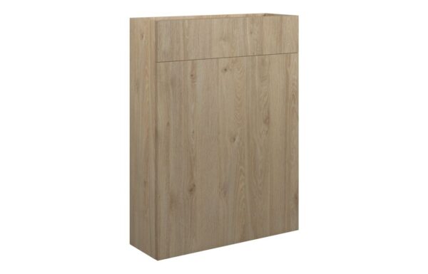 Nevada 600mm Slim WC Unit - Havana Oak (Oak Cab)