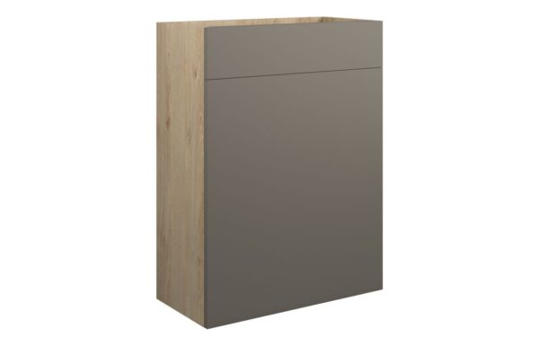 Nevada 600mm Standard WC Unit - Matt Stone (Oak Cab)
