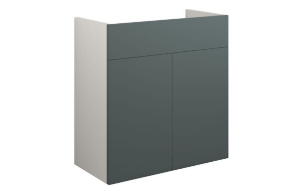 Nevada 600mm Standard Basin Unit - Matt Green (Grey Cab)