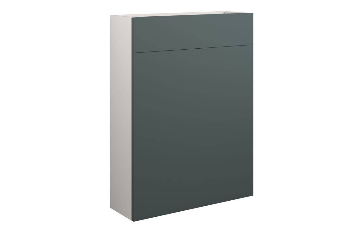Nevada 600mm Slim WC Unit - Matt Green (Grey Cab)