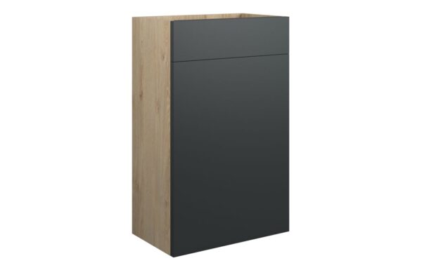 Kentucky 500mm Standard WC Unit - Matt Graphite Grey (Oak Cab)