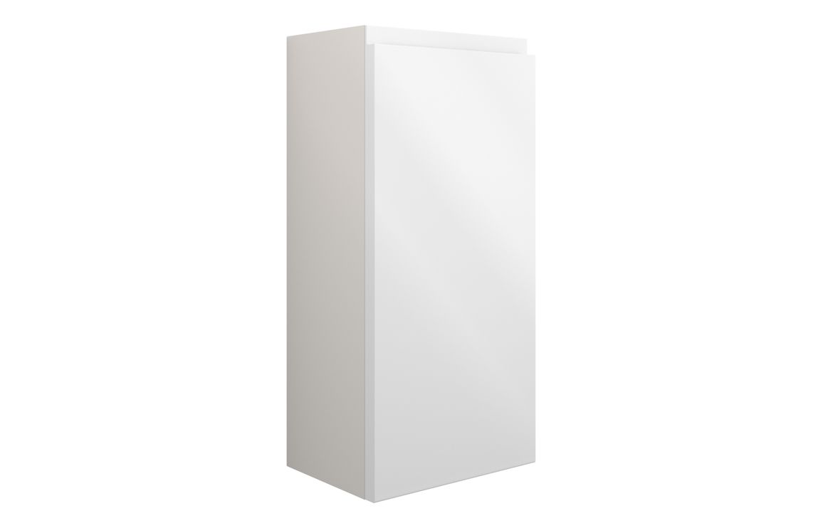 Kentucky 300mm Slim Base Unit - White Gloss (Grey Cab)