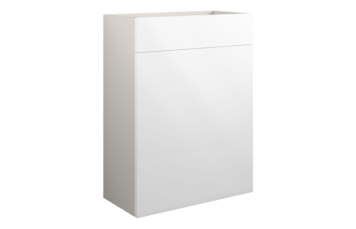 Kentucky 600mm Standard WC Unit - White Gloss (Grey Cab)
