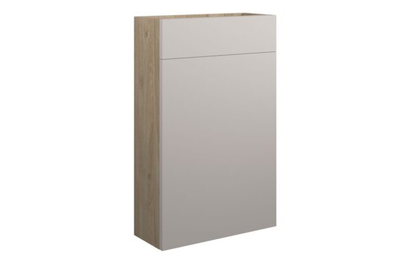 Kentucky 500mm Slim WC Unit - Matt Dove Grey (Oak Cab)