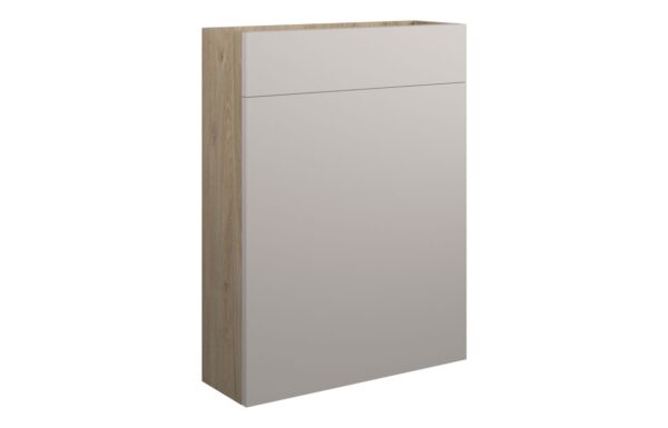Kentucky 600mm Slim WC Unit - Matt Dove Grey (Oak Cab)
