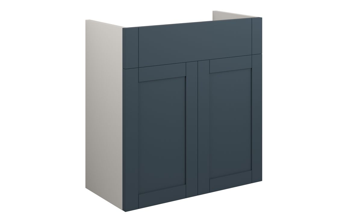 Arizona 600mm Standard Basin Unit - Matt Arley Blue (Grey Cab)
