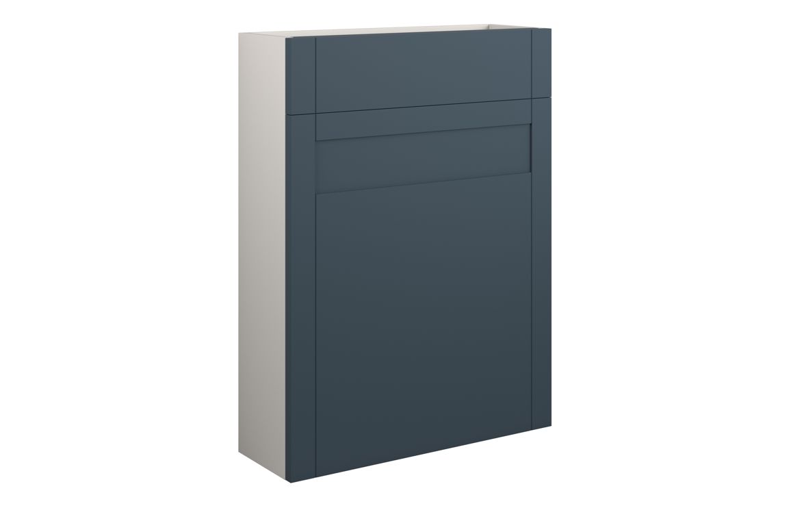 Arizona 600mm Slim WC Unit - Matt Arley Blue (Grey Cab)