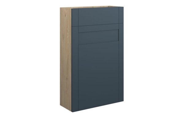 Arizona 500mm Slim WC Unit - Matt Arley Blue (Oak Cab)