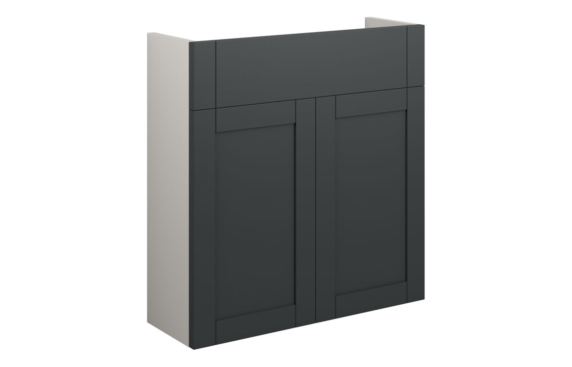 Arizona 600mm Slim Basin Unit - Matt Graphite Grey (Grey Cab)