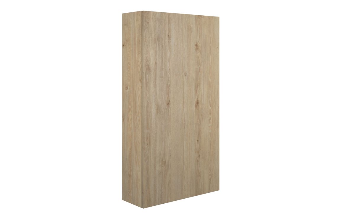 Nevada 600mm Slim 2 Door Storage Unit - Havana Oak (Oak Cab)