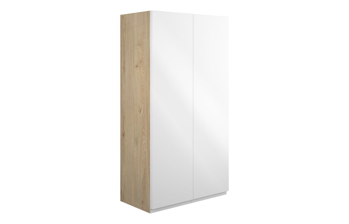 Kentucky 600mm Standard 2 Door Storage Unit - White Gloss (Oak Cab)