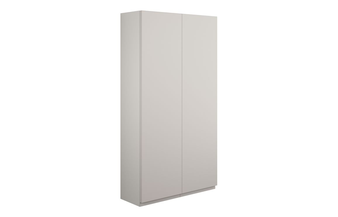 Kentucky 600mm Slim 2 Door Storage Unit - Matt Dove Grey (Grey Cab)