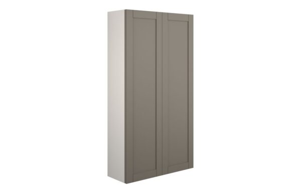 Arizona 600mm Slim 2 Door Storage Unit - Matt Stone (Grey Cab)