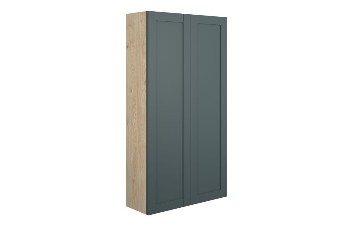 Arizona 600mm Slim 2 Door Storage Unit - Matt Green Camo (Oak Cab)