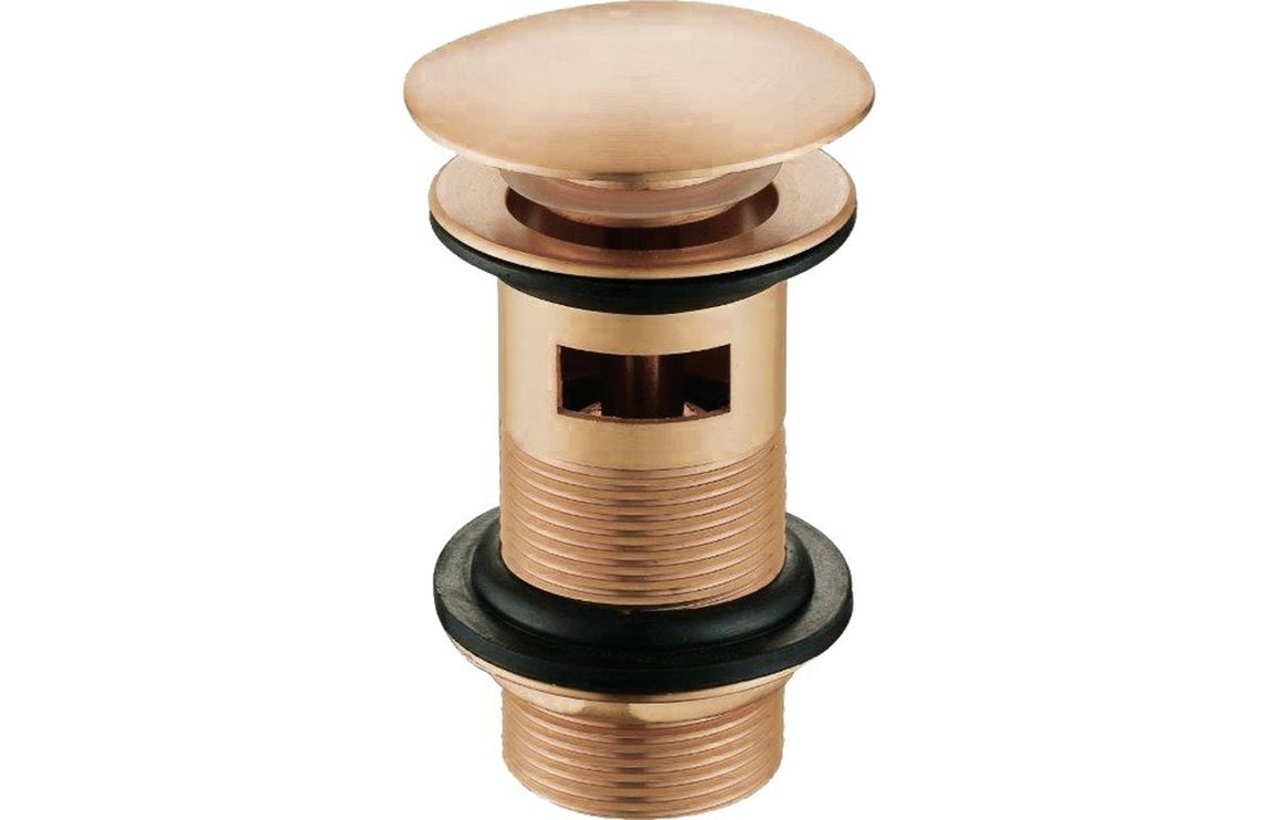 Slotted Mushroom Basin Waste (1 1/4") - Brushed Bronze