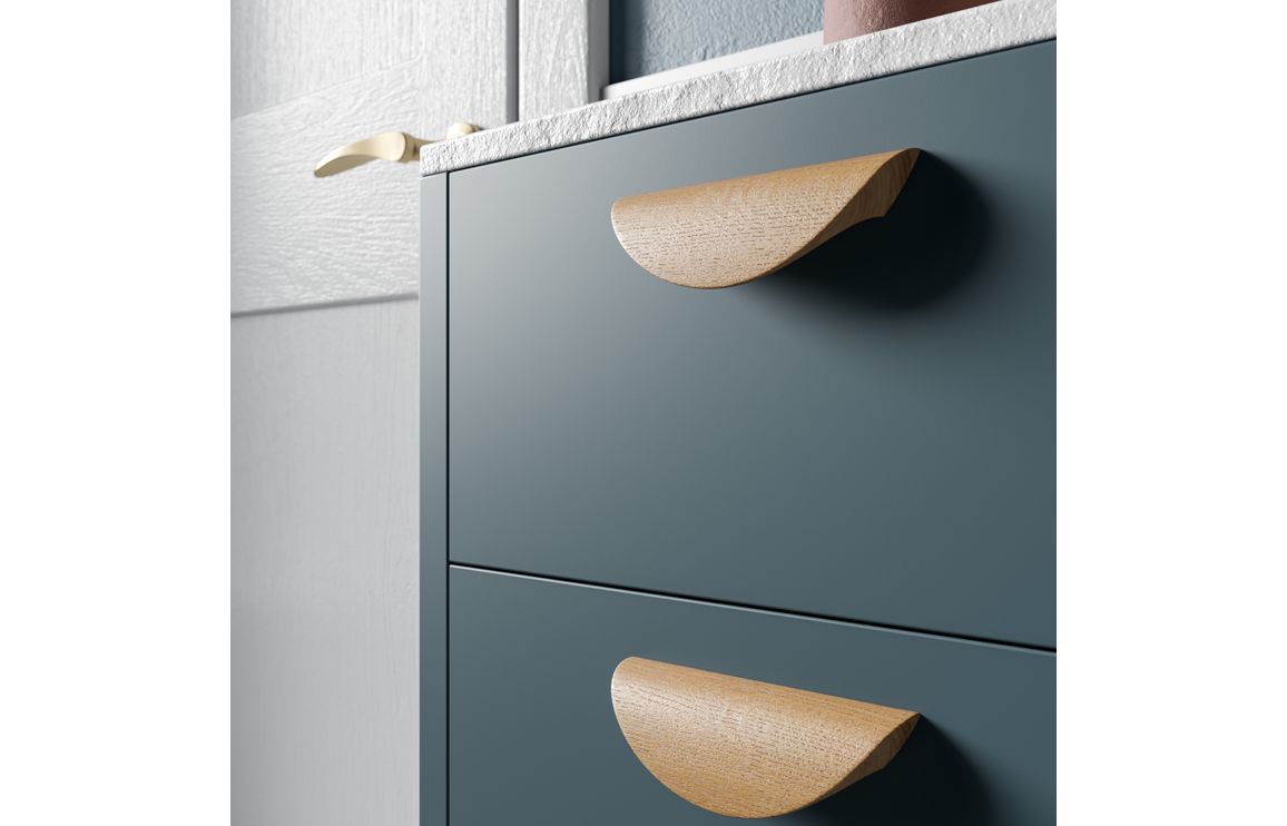 Nevada 1200mm Plinth - Matt Arley Blue - Image 4