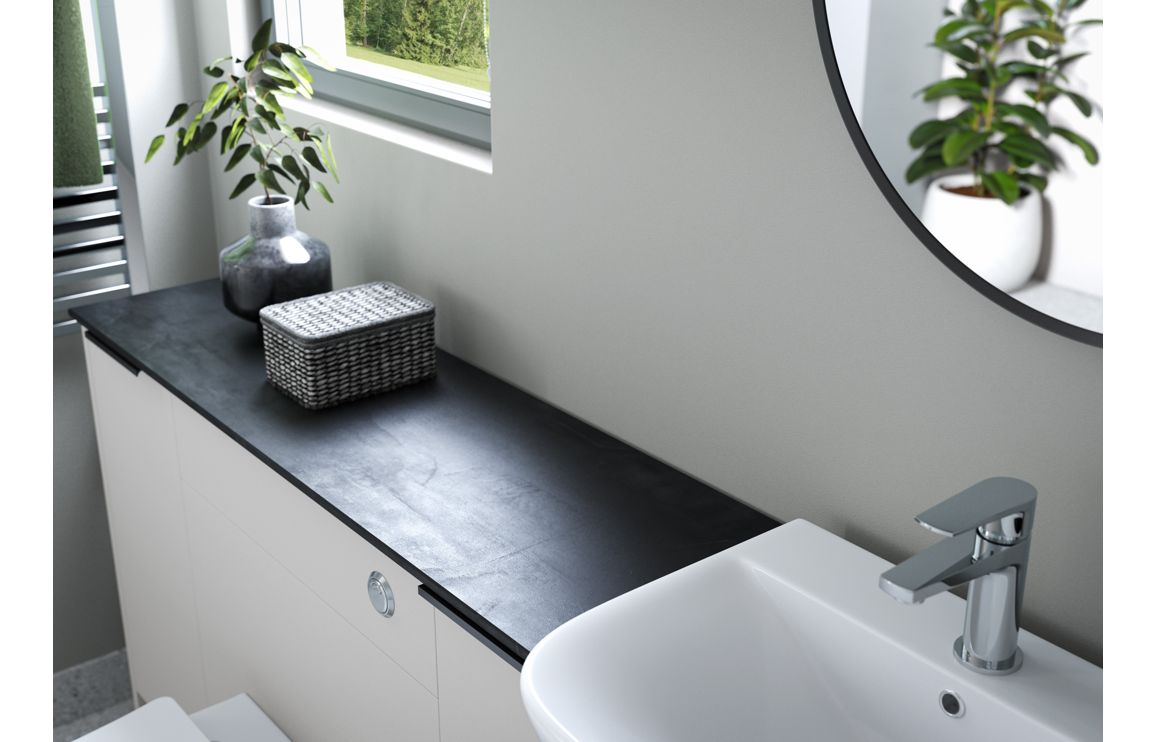 Nevada 1200mm Plinth - Matt Dove Grey - Image 4