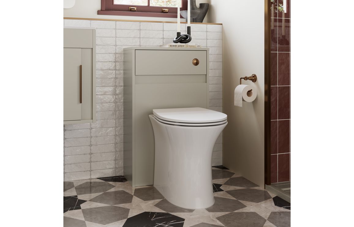Dakota 410mm Floor Standing Unit Inc. Basin - Matt Latte - Image 3