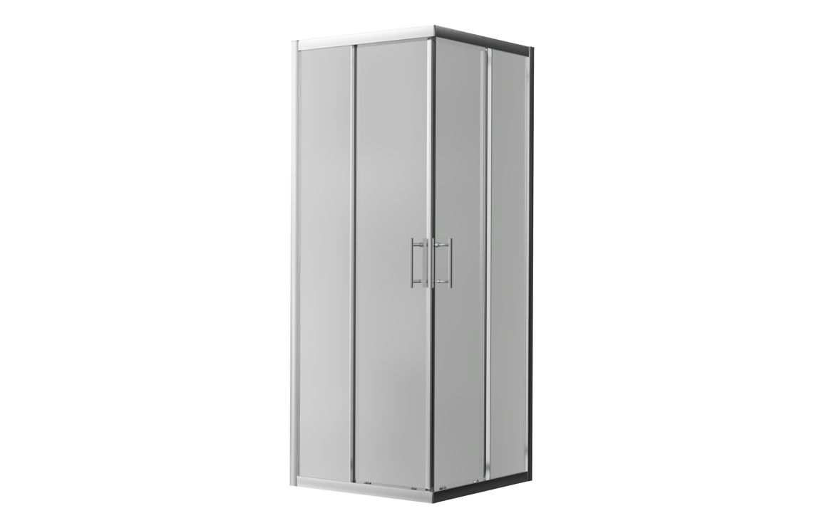 Options Easy-Fit 760mm Corner Entry Door - Chrome - Image 2